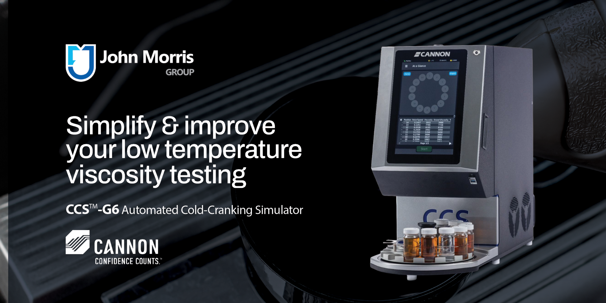 Cannon CCS-G6 Automated Cold-Cranking Simulator | John Morris Group